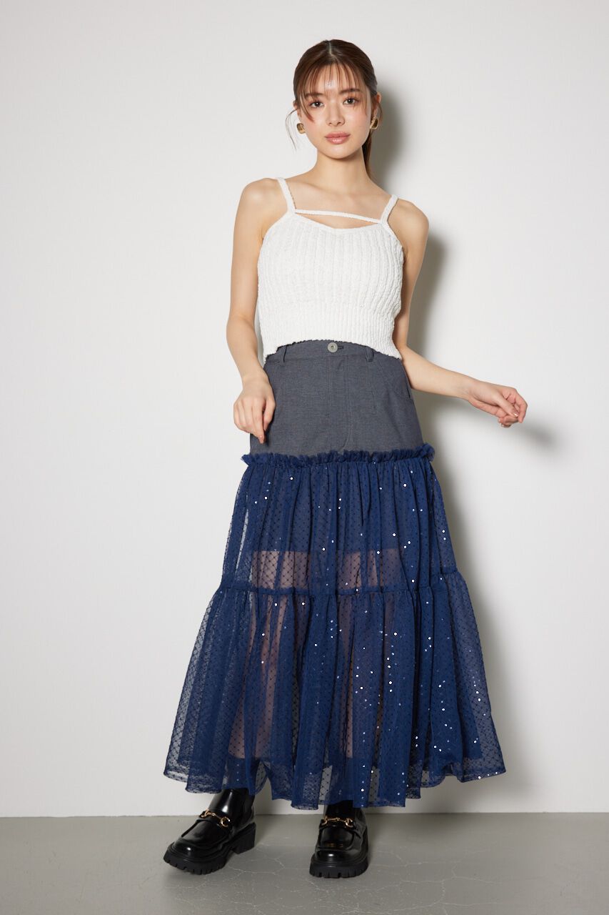 rienda「ニットビスチェ」|キャミソール|