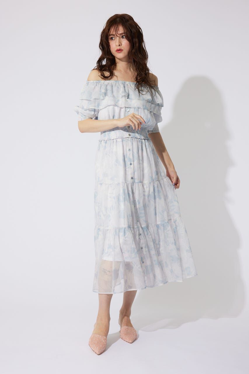 rienda「2WAYオフショルダーショートトップス」|シャツ・ブラウス|