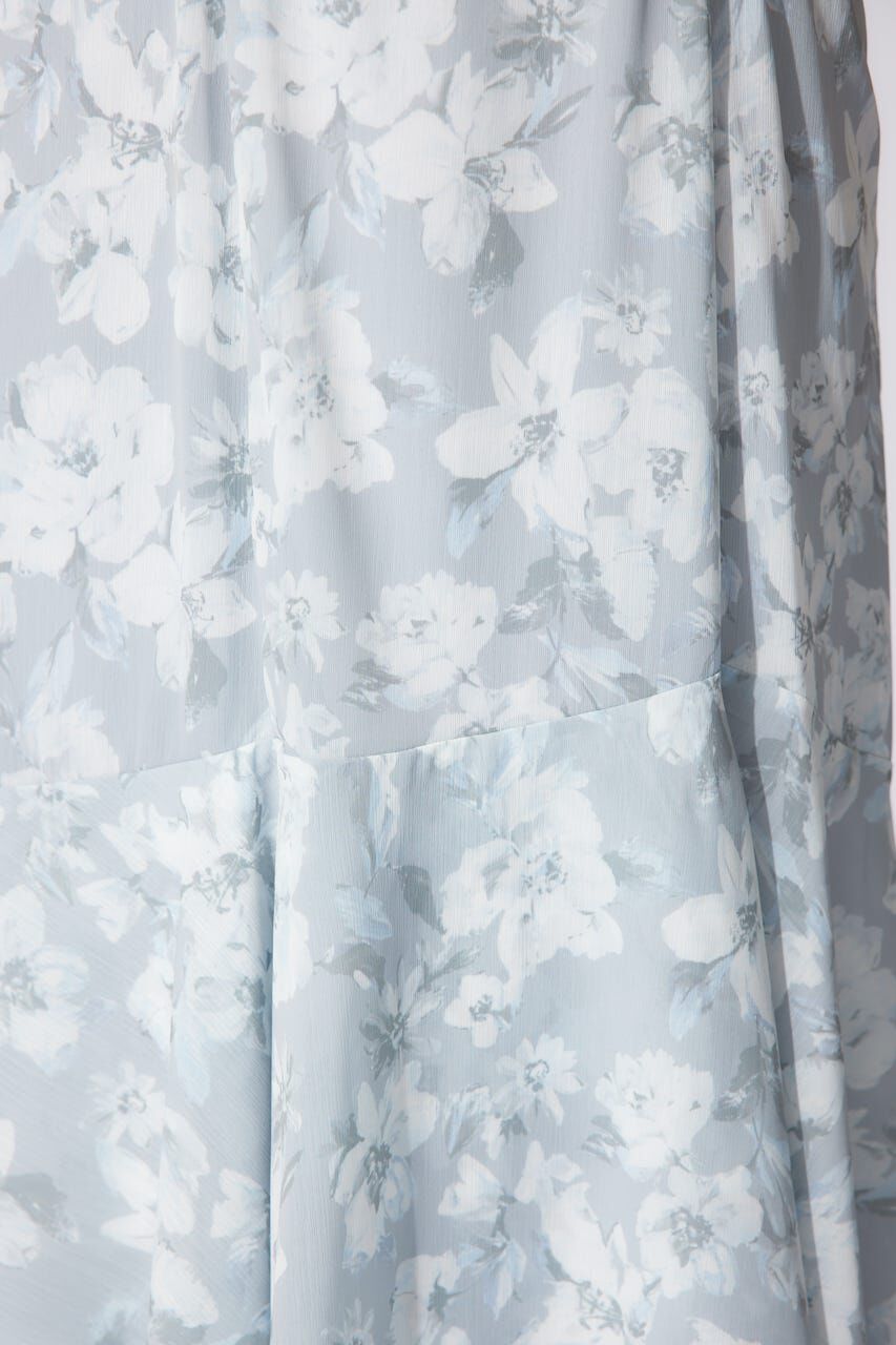 rienda「フリルフラワーロングワンピース」|ワンピース|