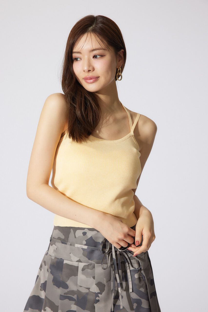 rienda「リボンデティールキャミセットカーディガン」|キャミソール|