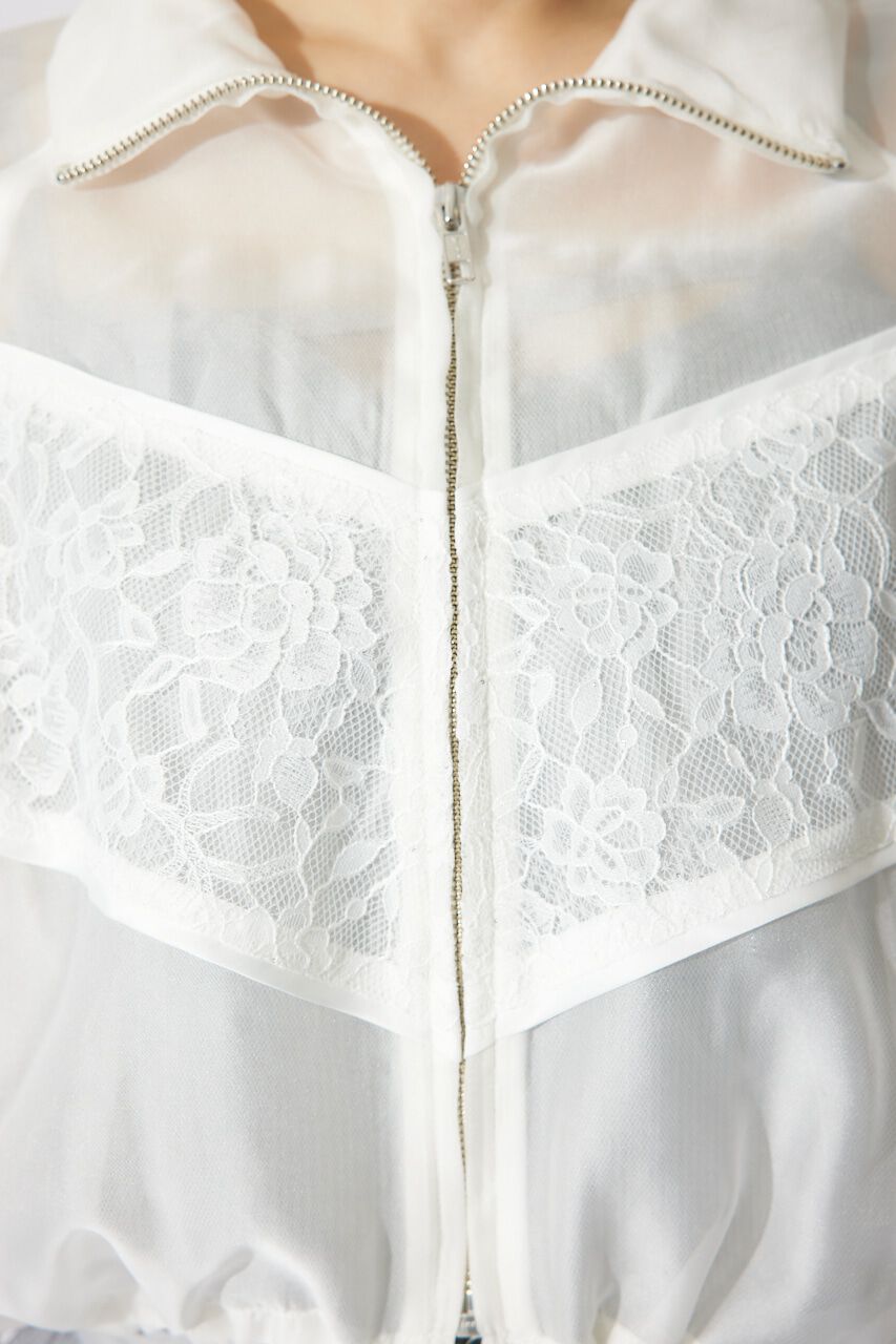 rienda「レースコンビシアーブルゾン」|ブルゾン・スタジャン|