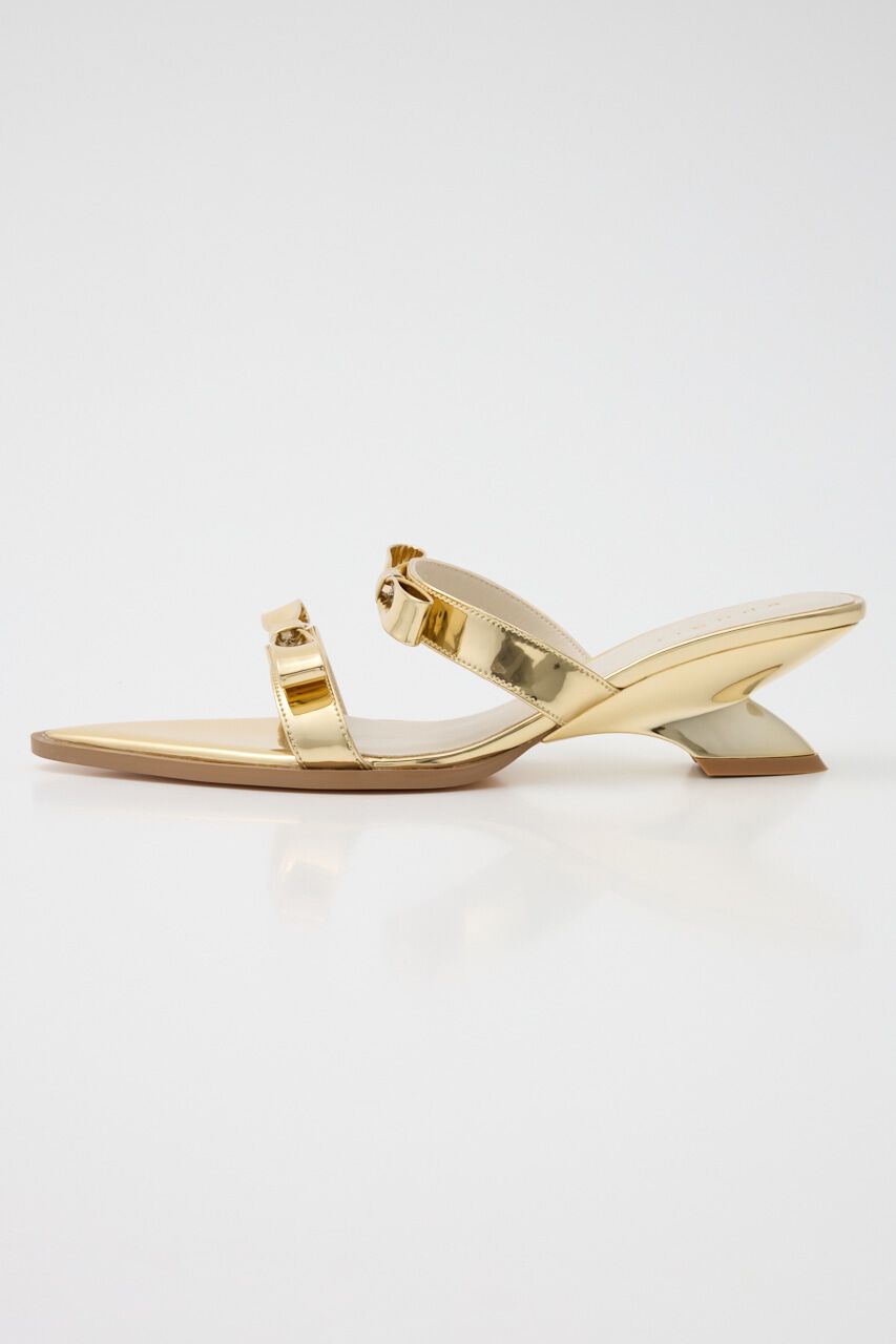 rienda「リボンフラットミュール」|サンダル|