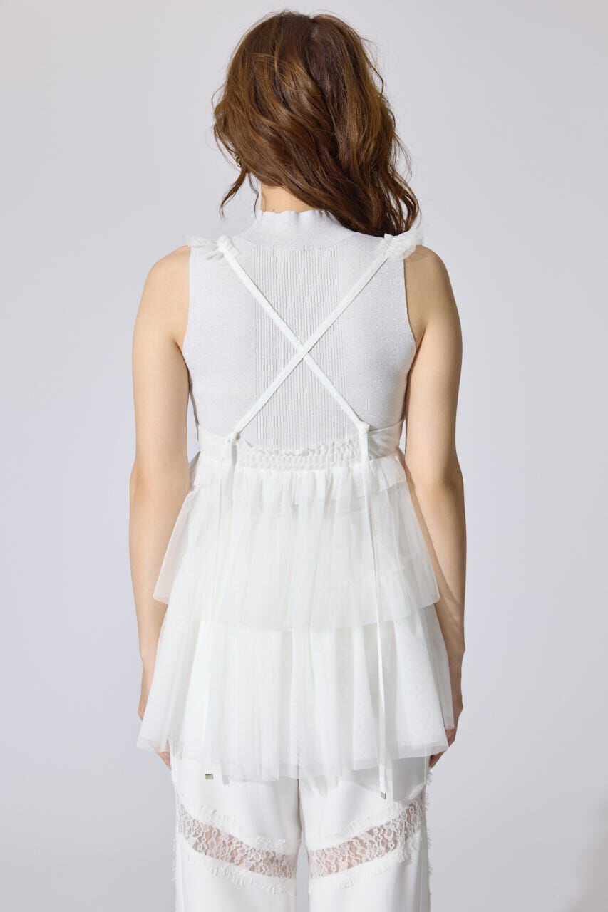 rienda「ボリュームチュールジレ」|シャツ・ブラウス|