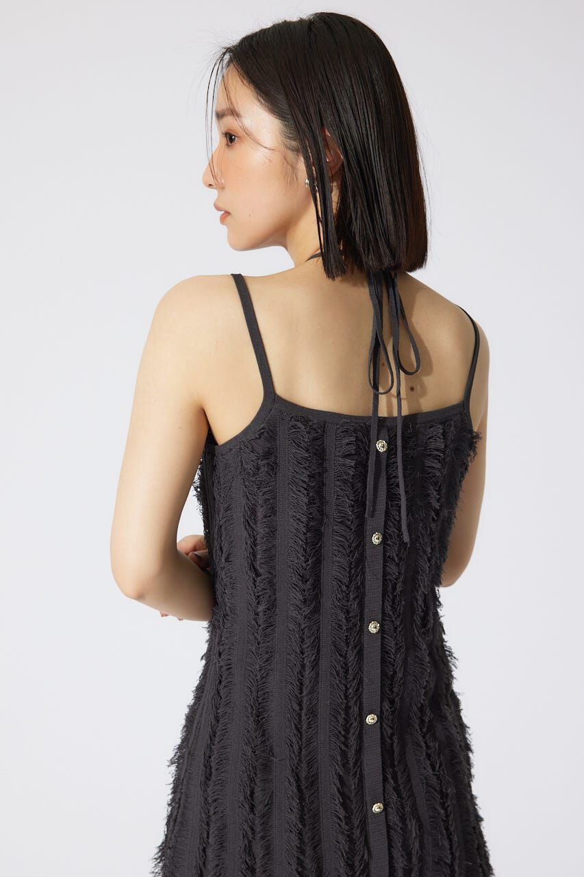 rienda「フリンジタイトニットワンピース」|ワンピース|