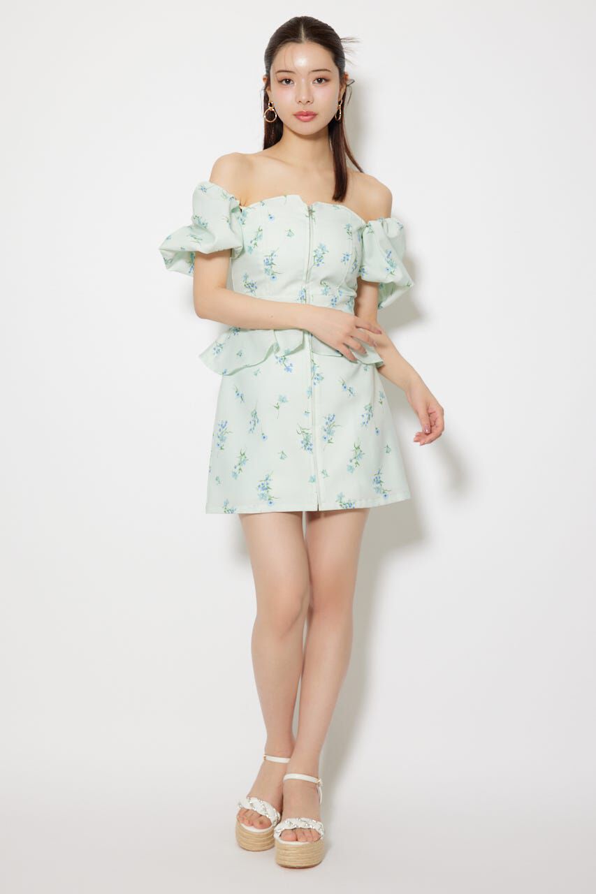 rienda「2WAYオフショルベアワンピース」|ワンピース|