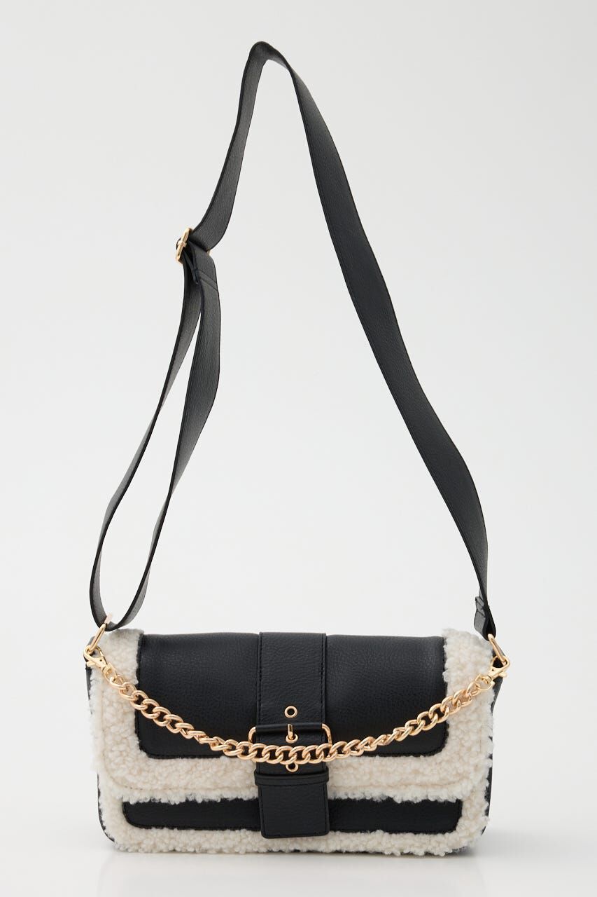 rienda「フェイクボアコンビショルダーバッグ」|その他|