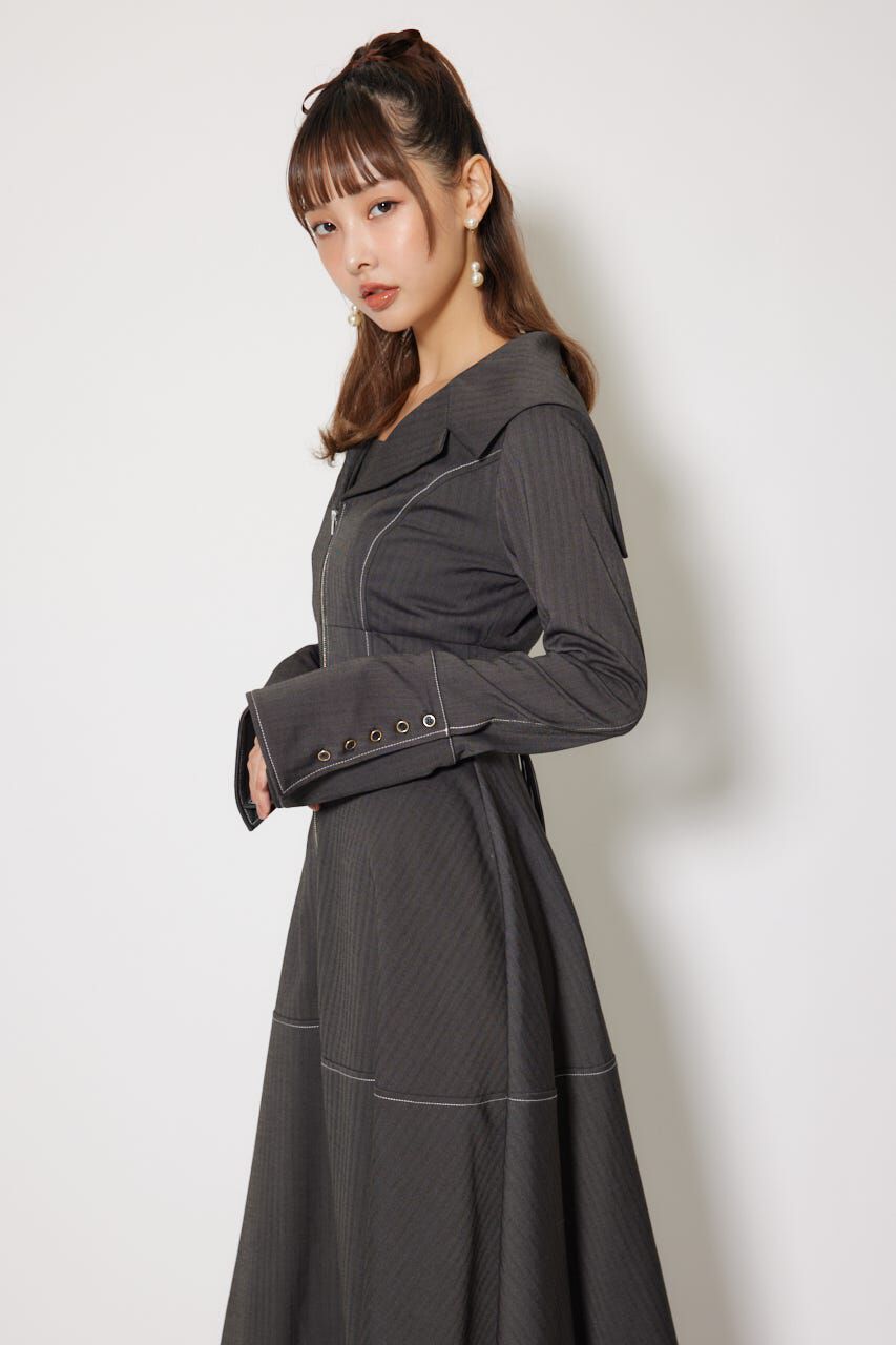 rienda「セーラーディティールフレアワンピース」|ワンピース|