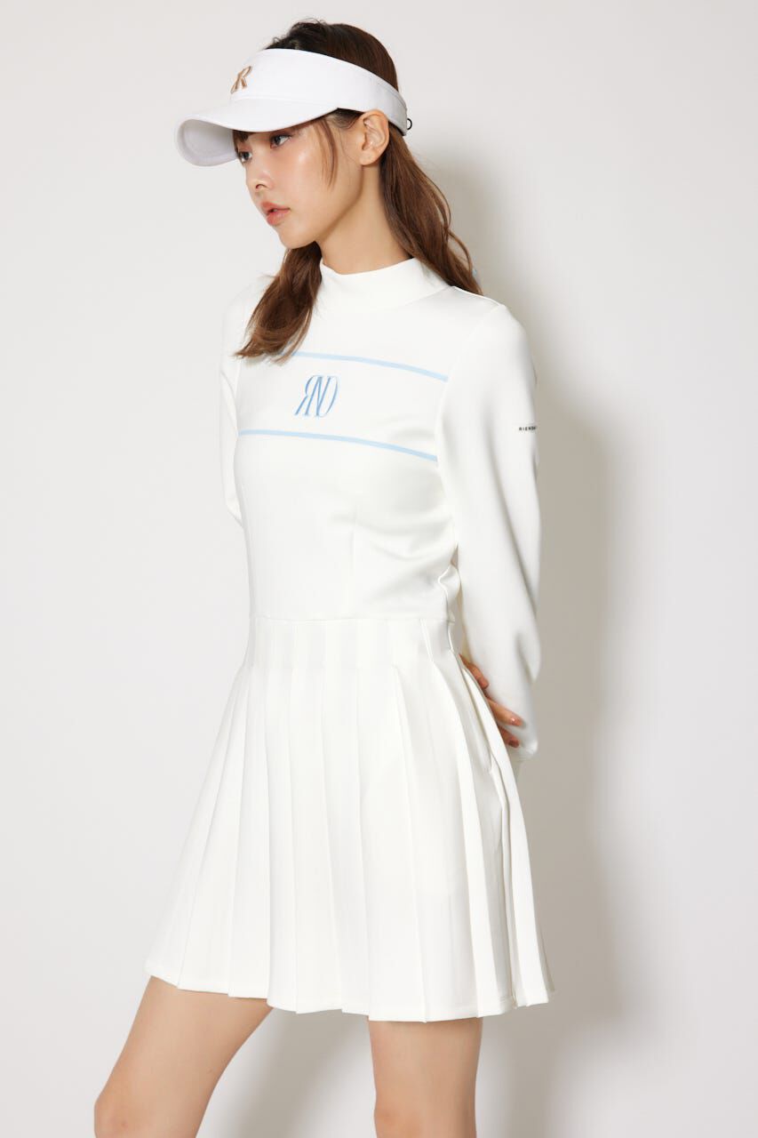 rienda「バックリボンRNDロゴカットワンピース」|ワンピース|