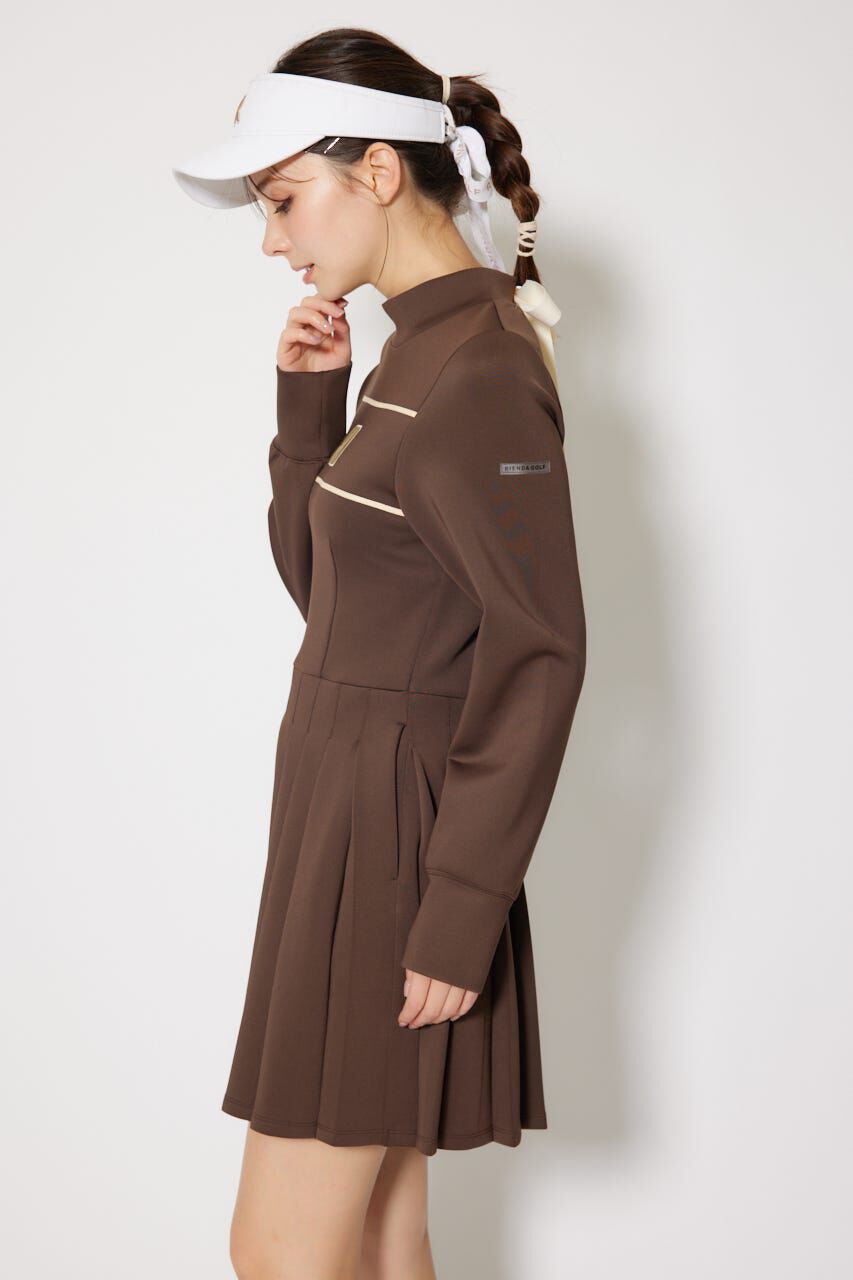 rienda「バックリボンRNDロゴカットワンピース」|ワンピース|