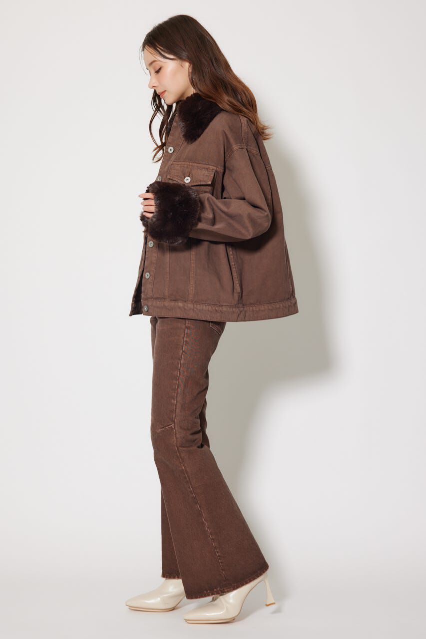 rienda「many wayステンカラーデニムブルゾン」|ブルゾン・スタジャン|