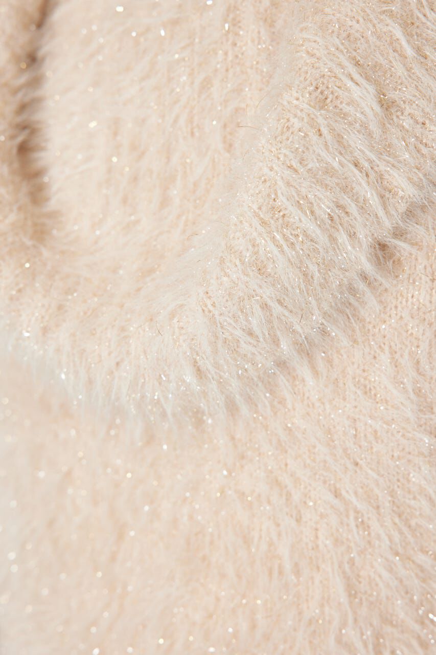 rienda「2WAYファーライクジャガードニットトップス」|ニット・セーター|