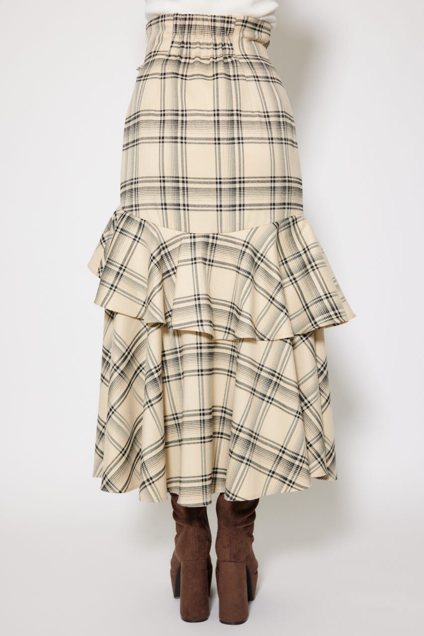 rienda「フリルスリットハイウエストスコートショートパンツ」|その他|