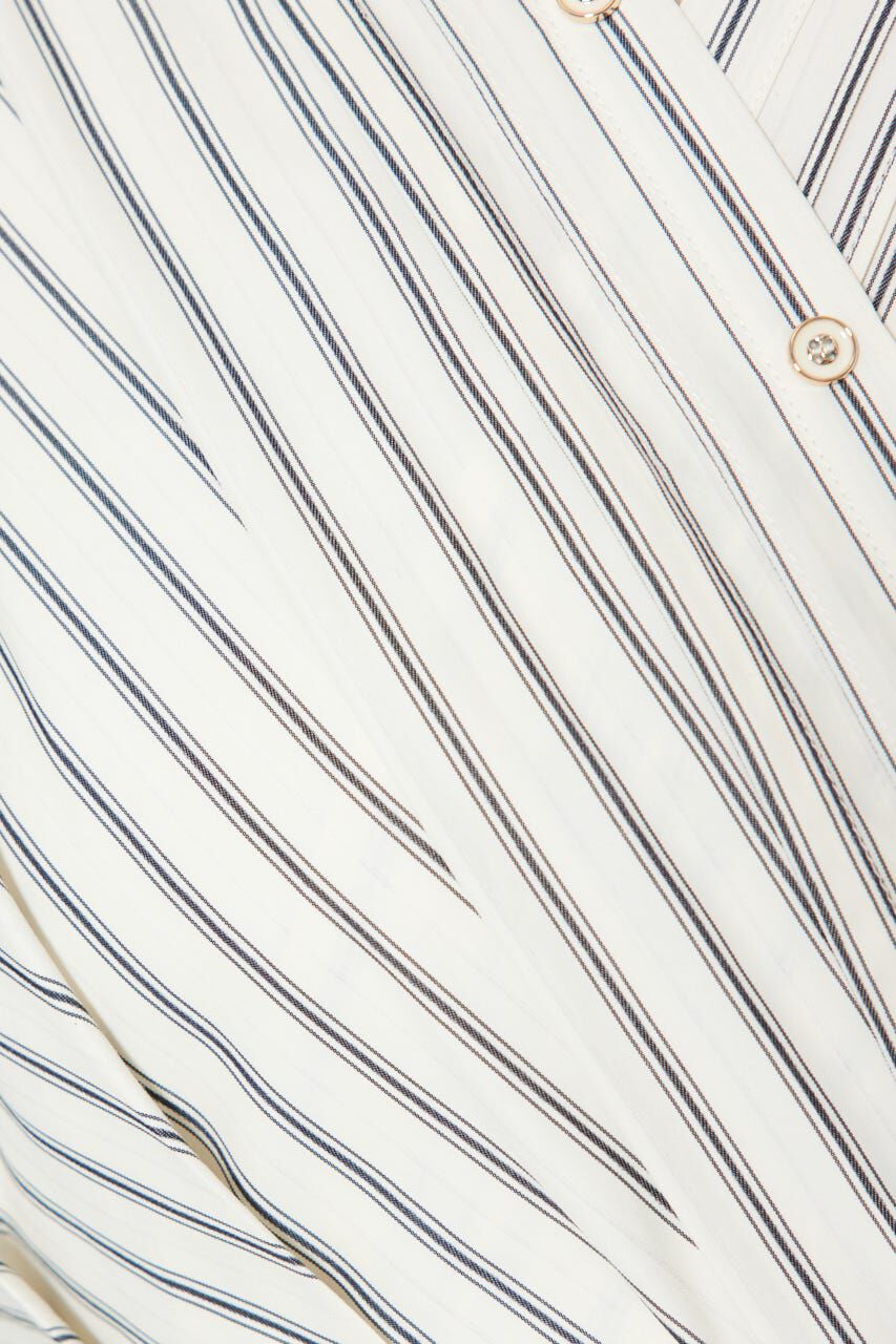 rienda「カシュクールフレアシャツワンピース」|ワンピース|