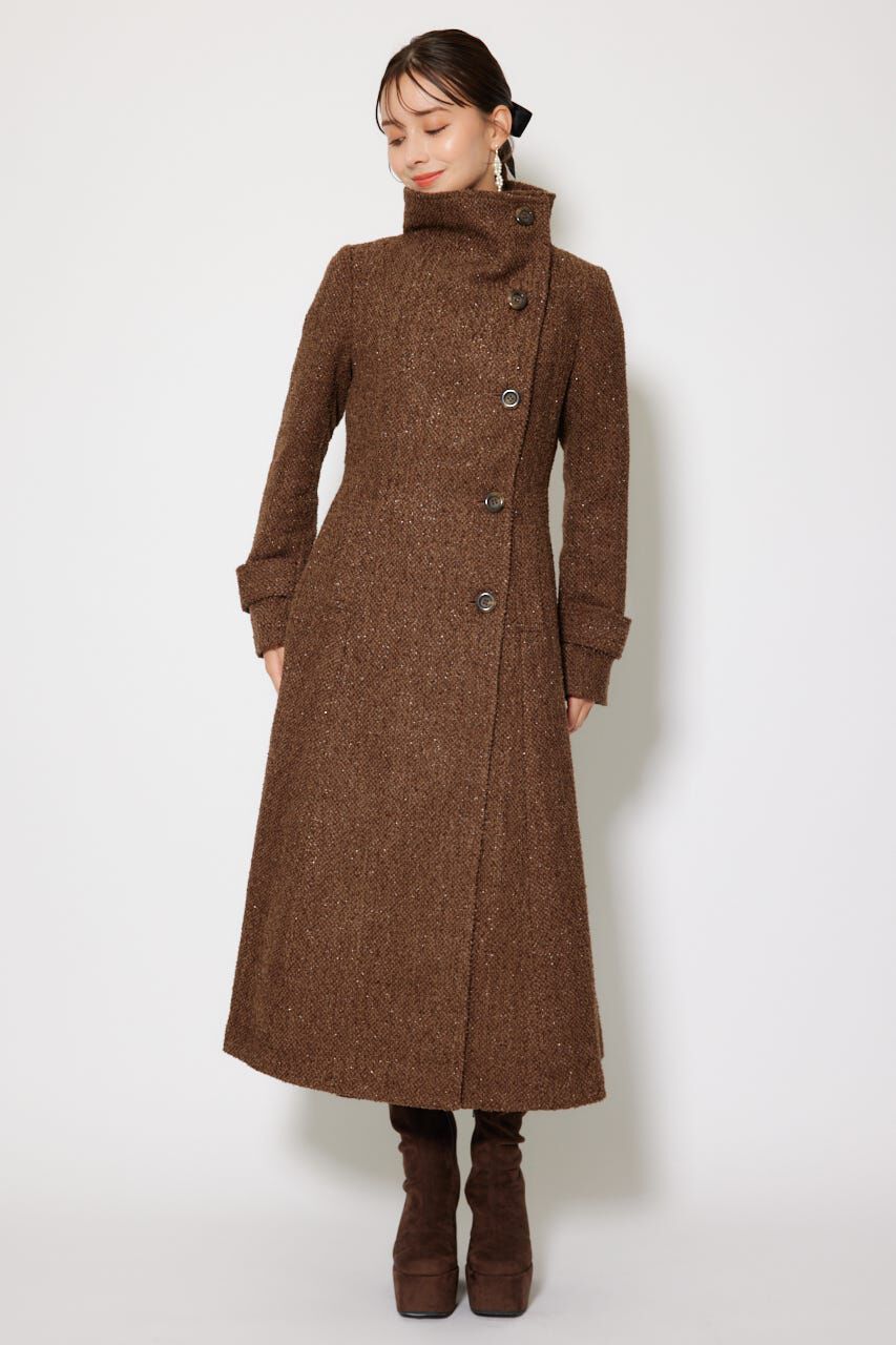 rienda「25オーバーネックシンデレララインコート」|その他|