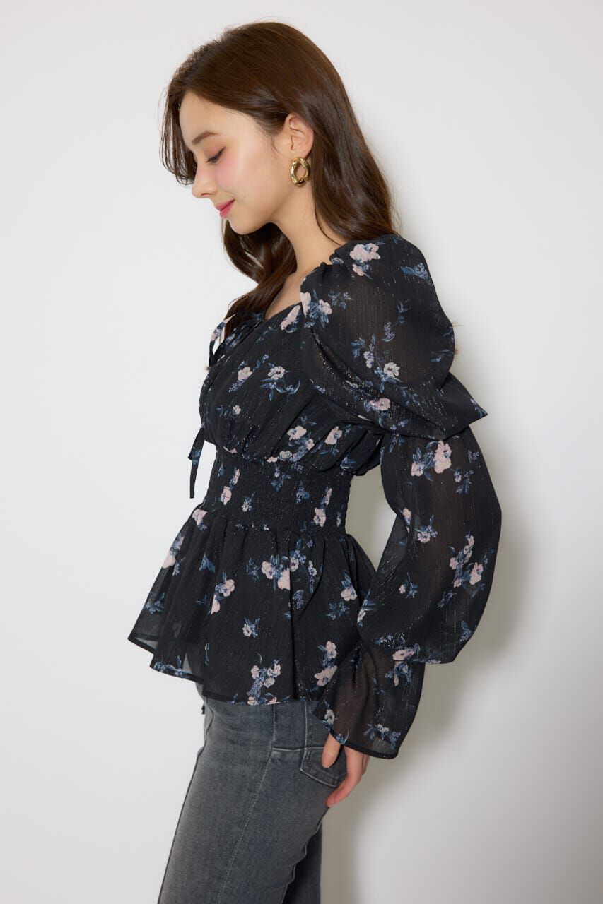 rienda「ボリュームスリーブブラウス」|シャツ・ブラウス|