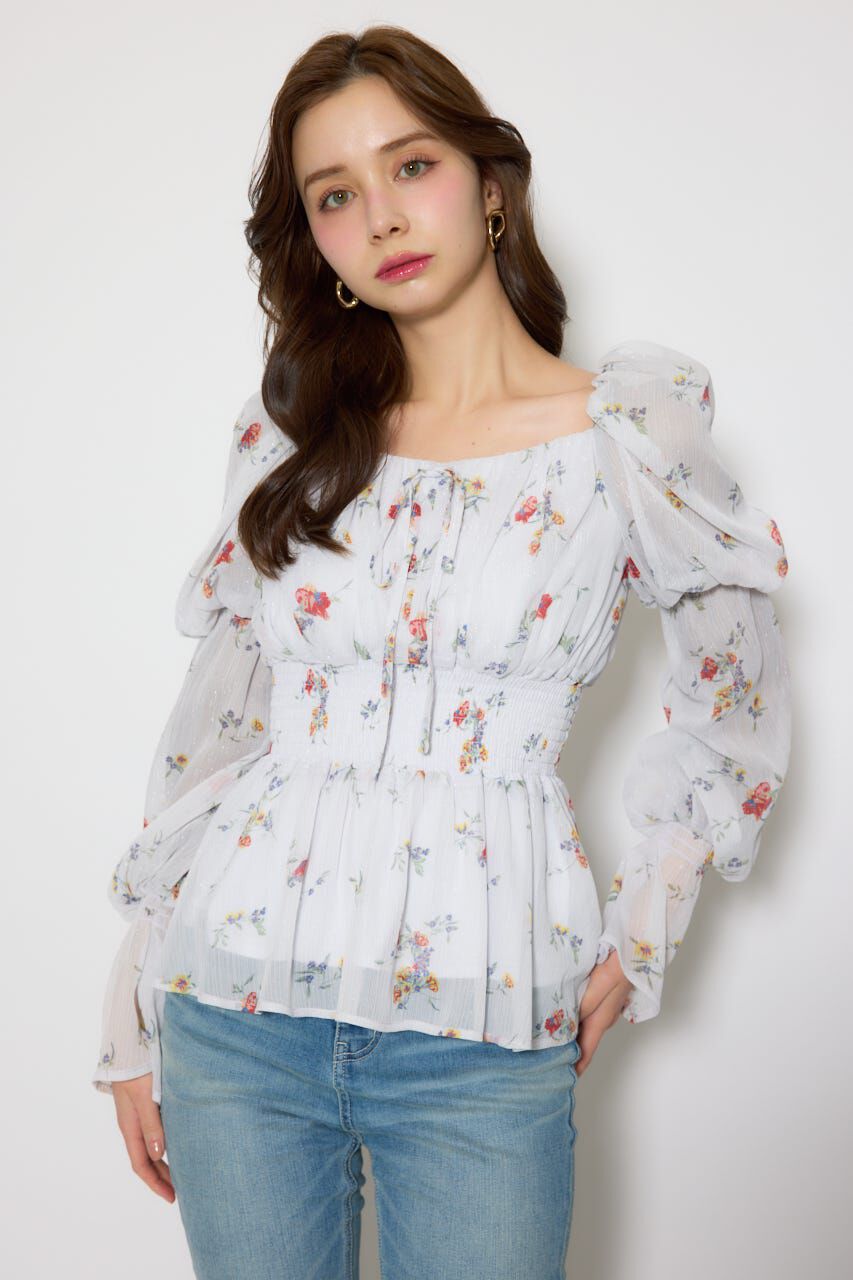 rienda「ボリュームスリーブブラウス」|シャツ・ブラウス|