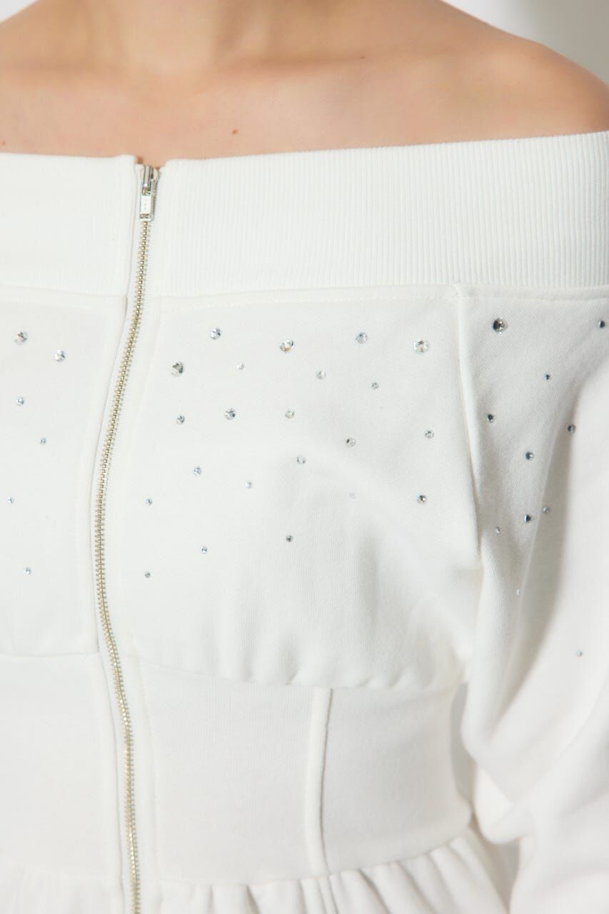 rienda「オフショルダーカッティングマーメイドワンピース」|ワンピース|