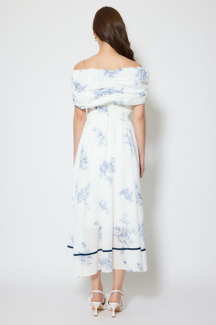 rienda「フロントビッグリボンフレアワンピース」|ワンピース|