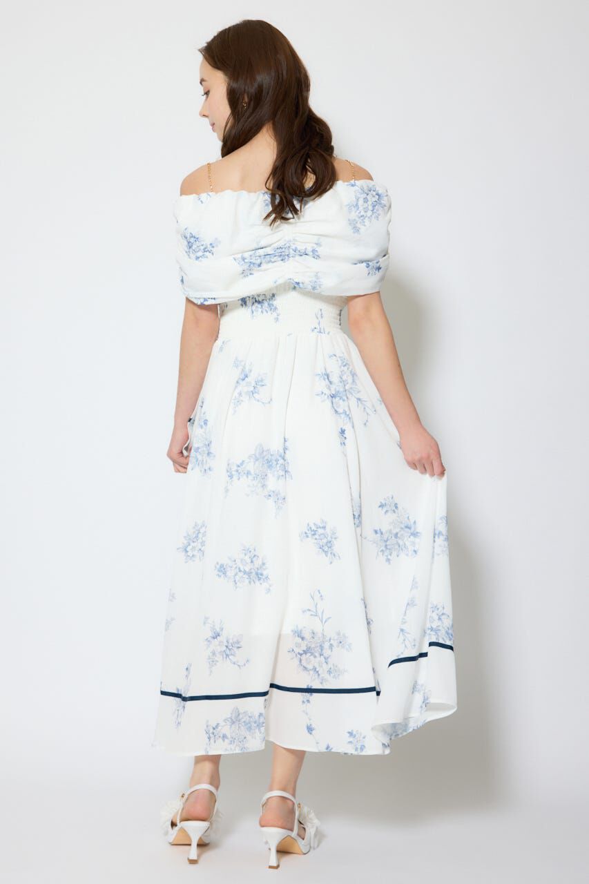 rienda「フロントビッグリボンフレアワンピース」|ワンピース|