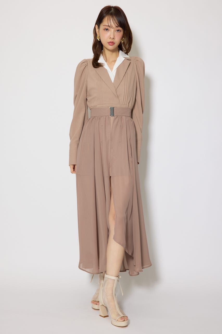 rienda「2WAYテーラーWカラーワンピース」|ワンピース|