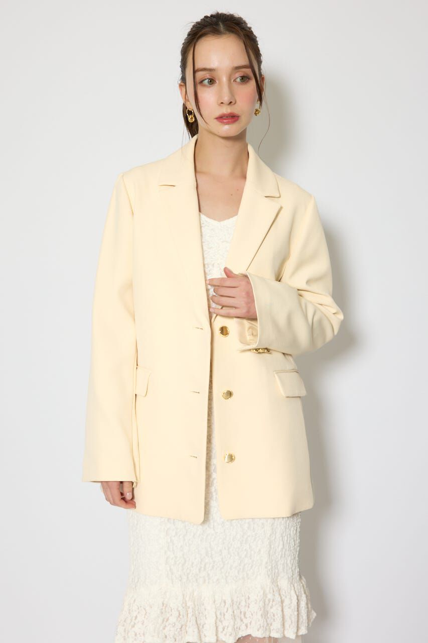 rienda「レースディティール2WAYテーラードジャケット」|その他|