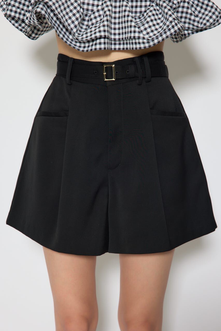 rienda「ベルト付きセンタープレスショートパンツ」|その他|