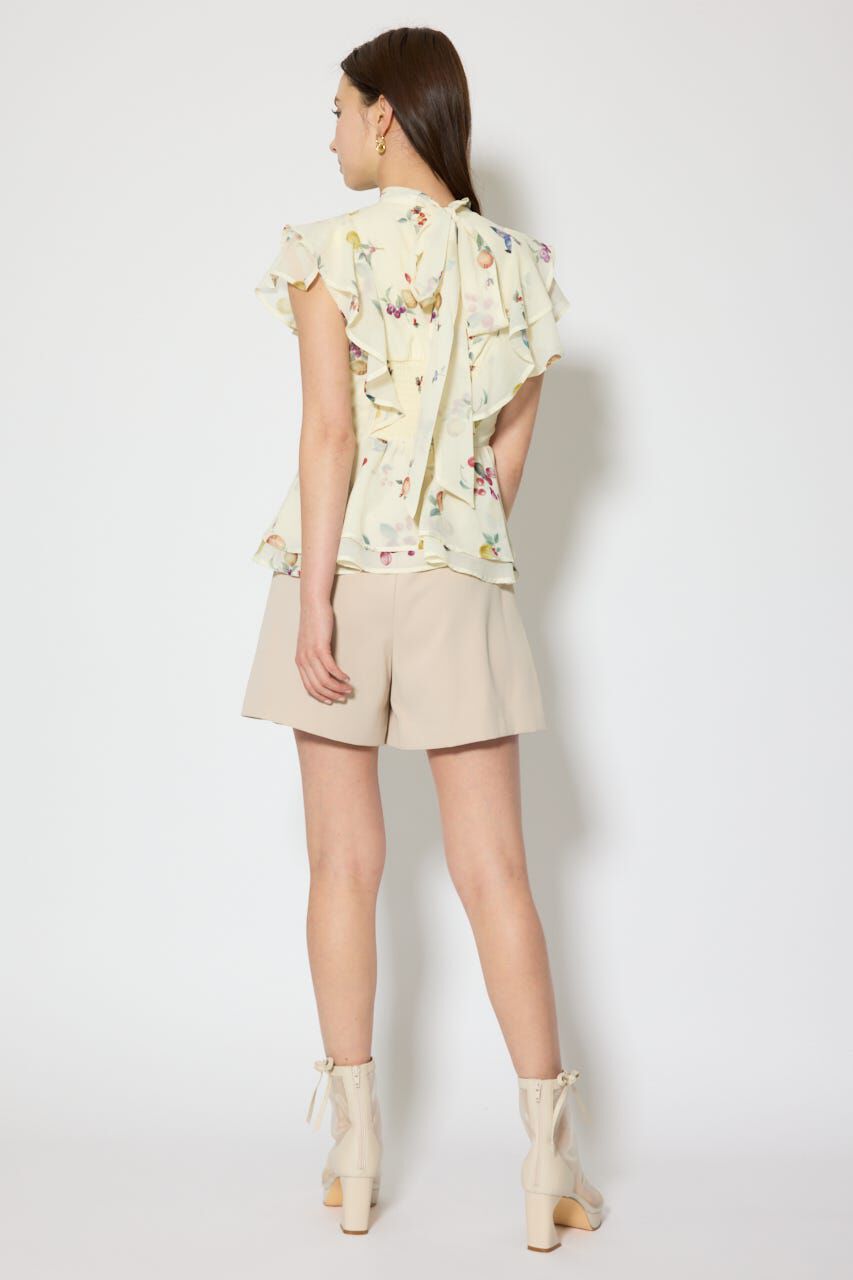 rienda「ベルト付きセンタープレスショートパンツ」|その他|