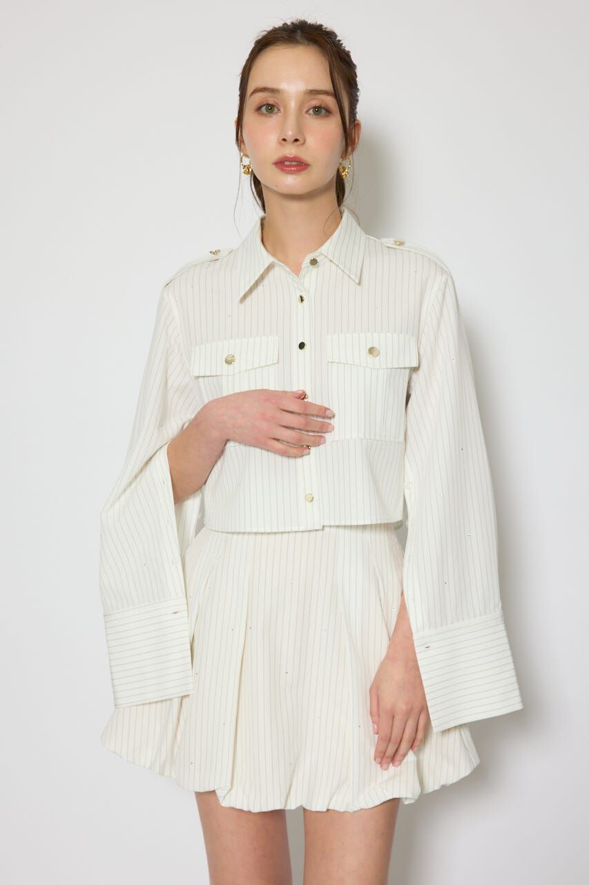 rienda「デコラティブバルーンミニスカート」|スカート|