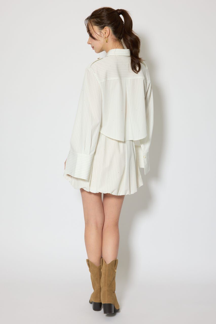 rienda「デコラティブバルーンミニスカート」|スカート|