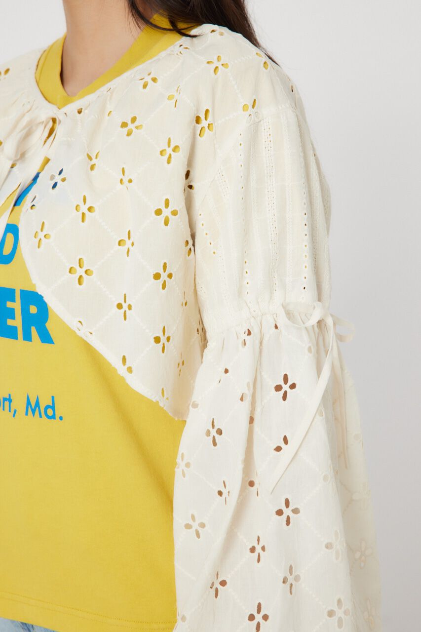 RODEO CROWNS「カットワークレースボレロ 2」|シャツ・ブラウス|