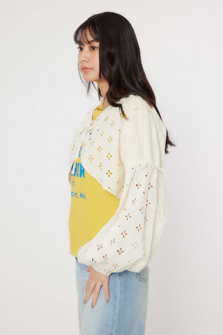 RODEO CROWNS「カットワークレースボレロ 2」|シャツ・ブラウス|