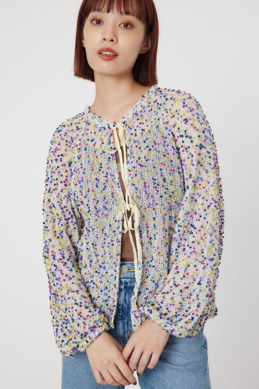 RODEO CROWNS「2WAYシアーネップニット」|ニット・セーター|YEL