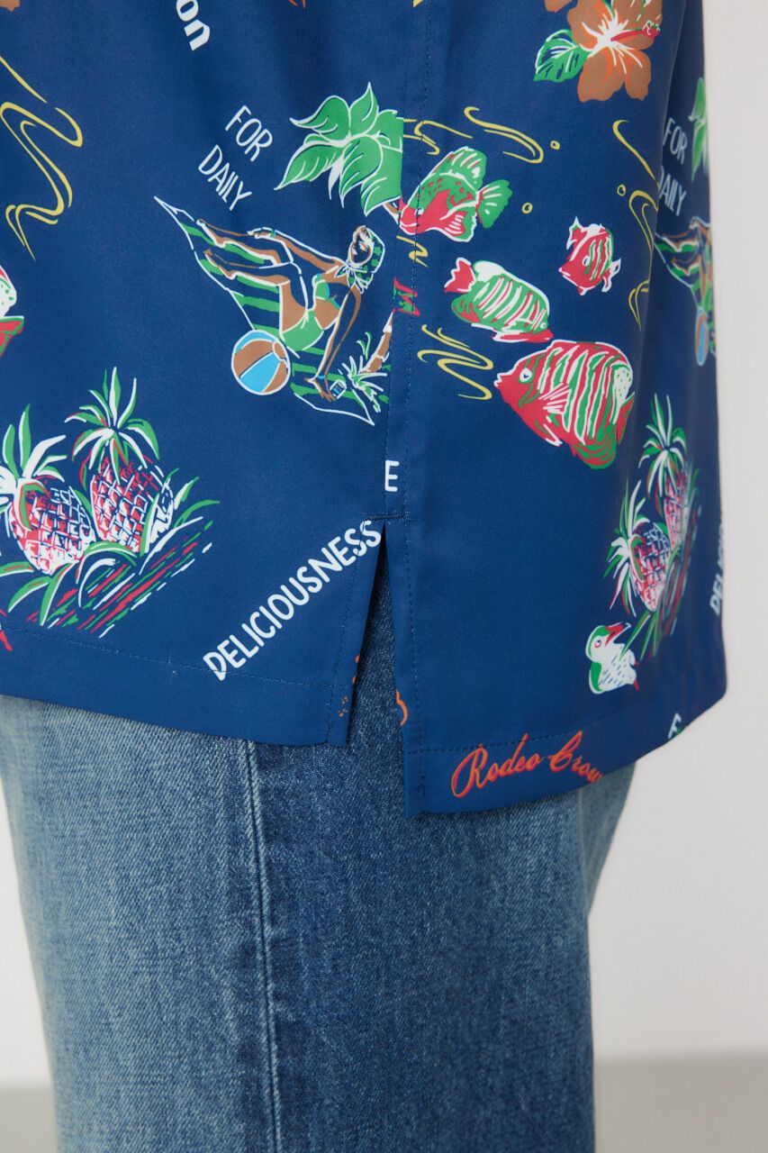 RODEO CROWNS「Orion Beer x RCS ORオープンカラーシャツ」|シャツ・ブラウス|