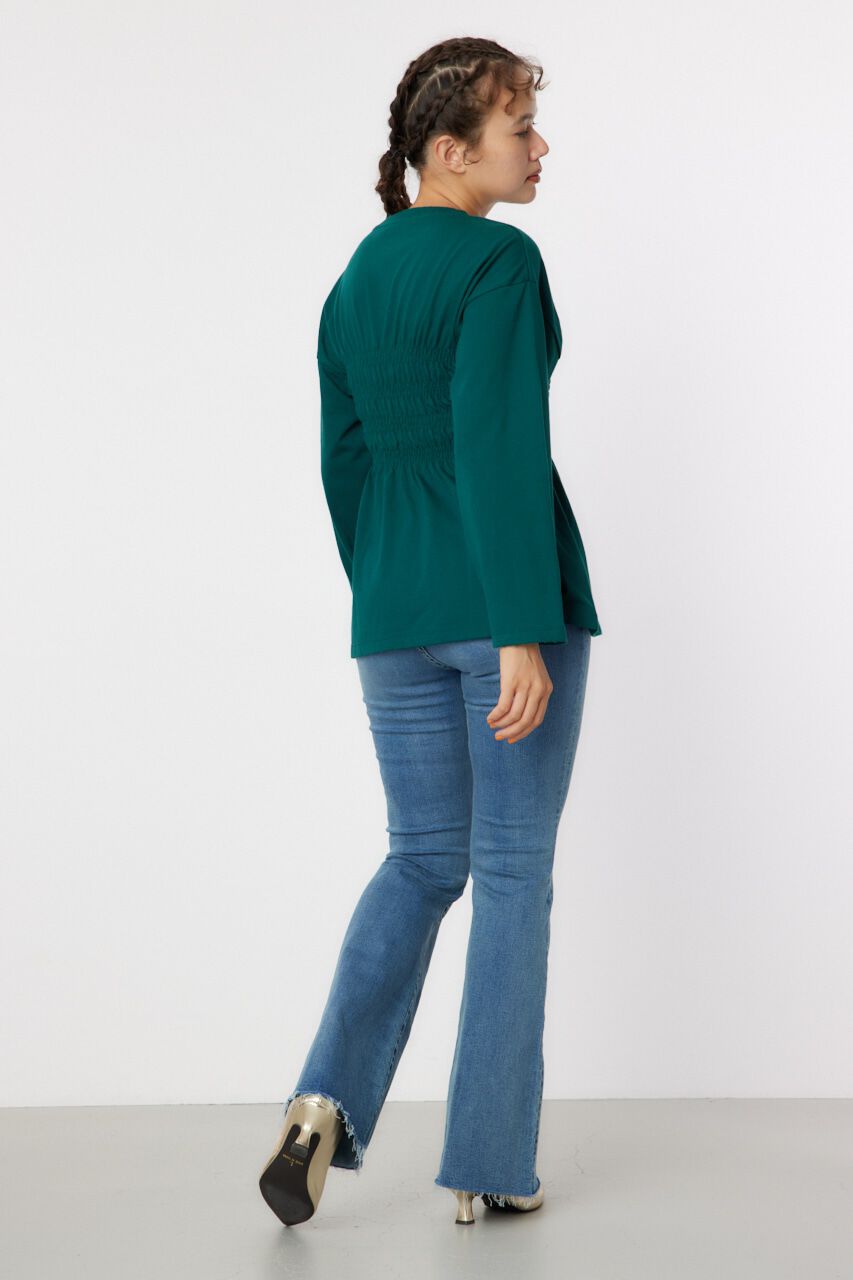 RODEO CROWNS「シャーリングプリントロングTシャツ」|Tシャツ・カットソー|