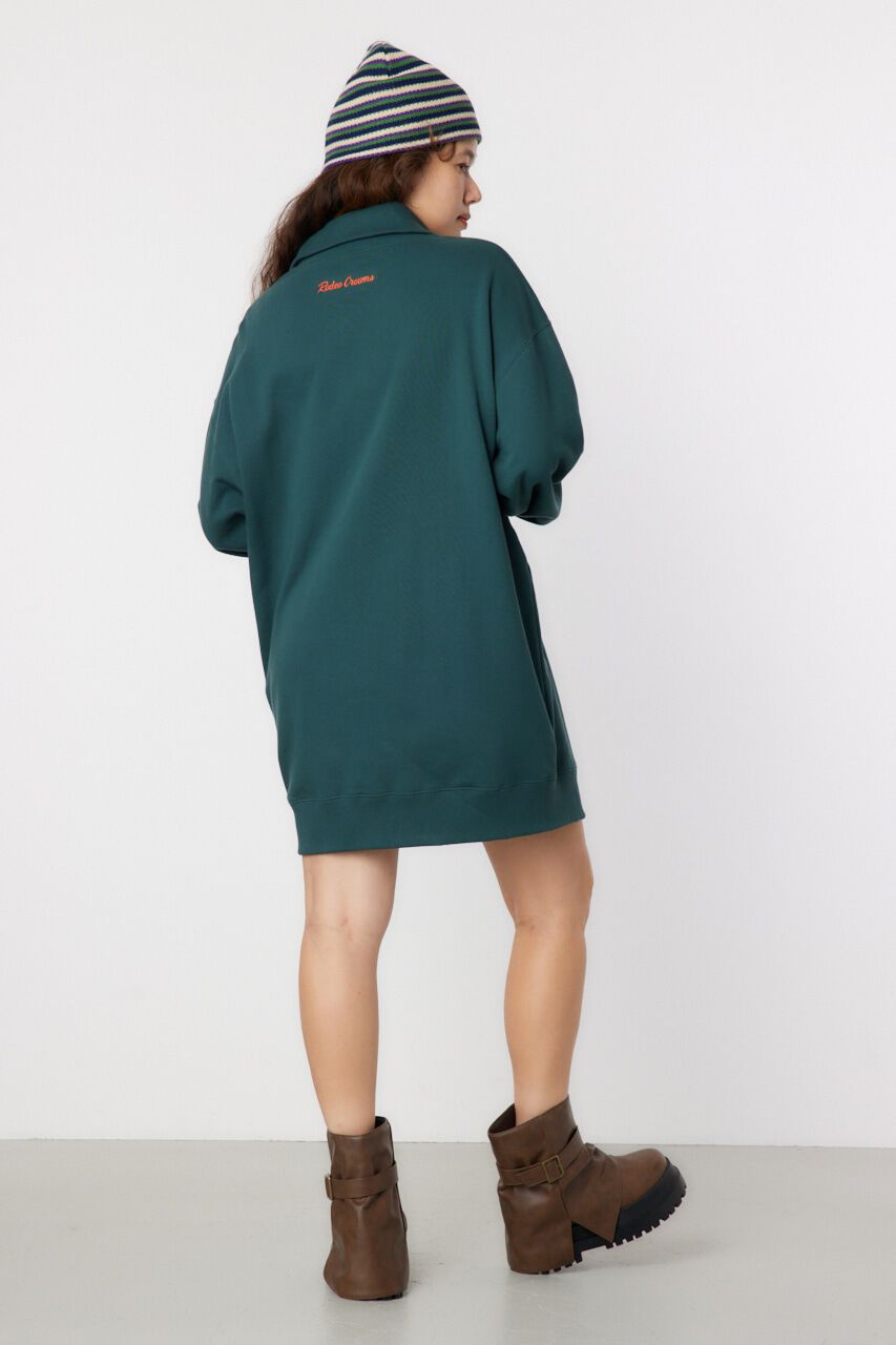 RODEO CROWNS「Champion ハーフジップスウェットワンピース」|ワンピース|