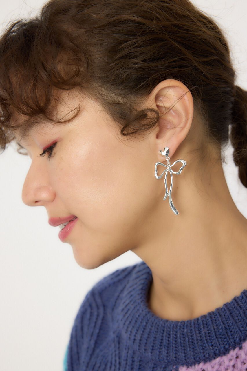 RODEO CROWNS「R/S リボンモチーフピアス」|ピアス|