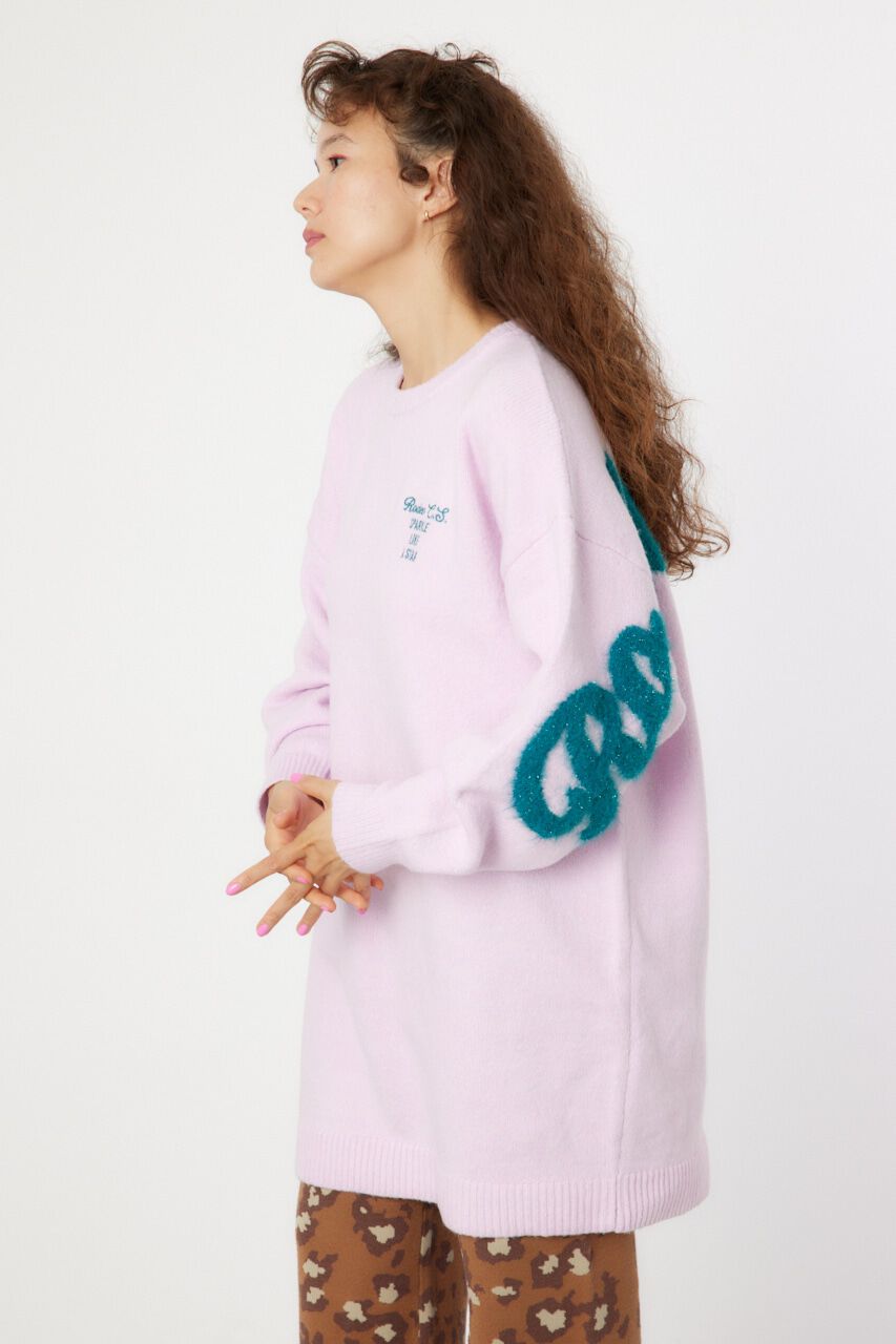 RODEO CROWNS「ラメシャギーロゴニットワンピース」|ワンピース|