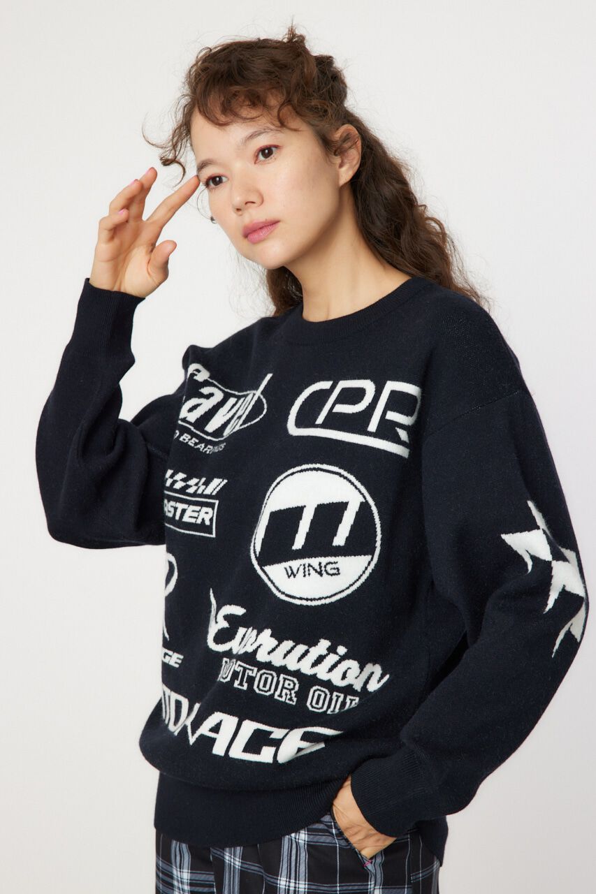 RODEO CROWNS「オートレースニットトップス」|ニット・セーター|