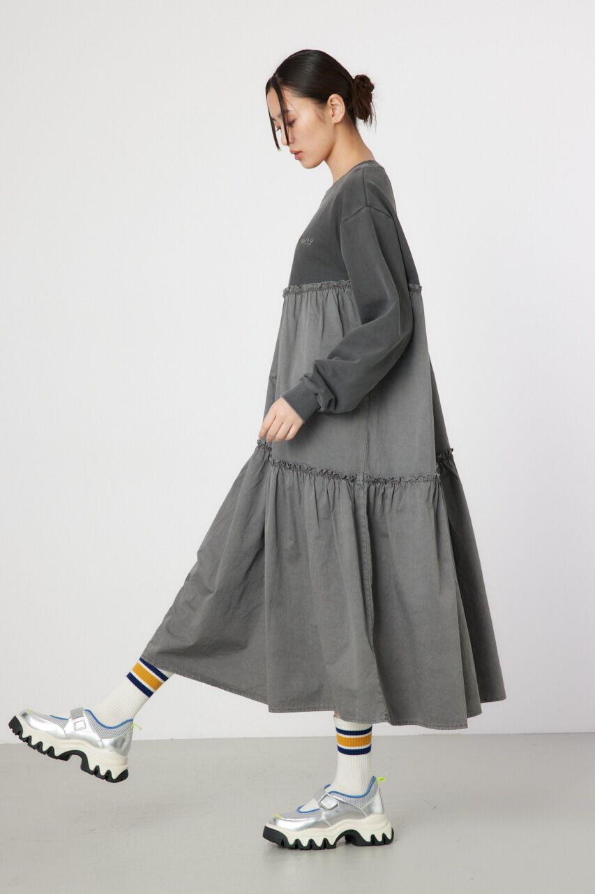 RODEO CROWNS「ピグメント布帛ドッキングワンピース」|ワンピース|