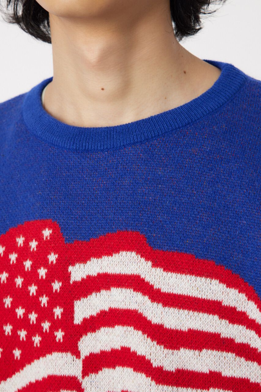 RODEO CROWNS「US flag ニット」|ニット・セーター|