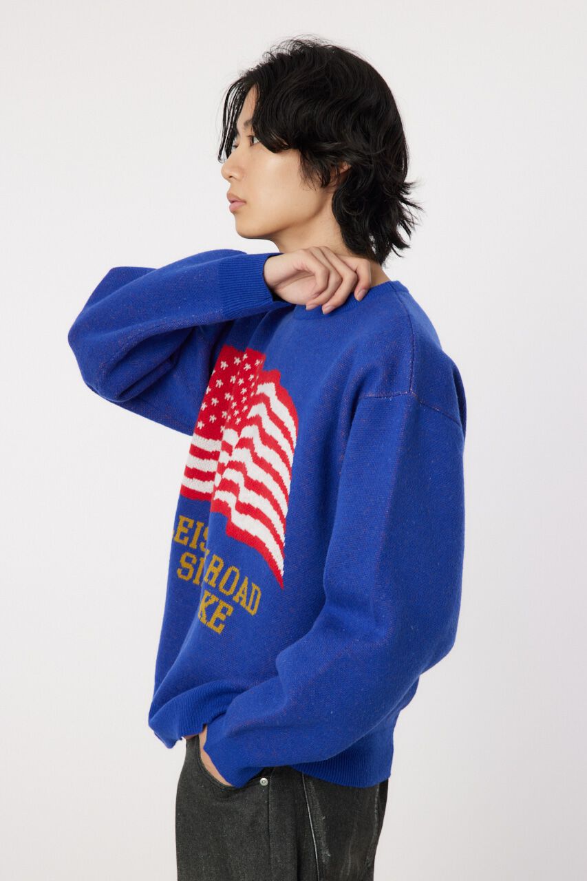 RODEO CROWNS「US flag ニット」|ニット・セーター|