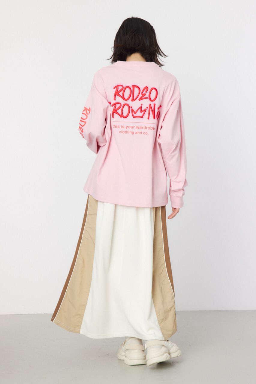 RODEO CROWNS「ナイロン&times;ジャージスカート」|スカート|