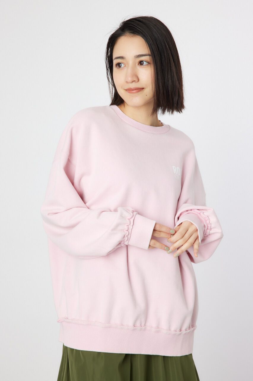 RODEO CROWNS「ダメージCROWNアップリケスウェット」|パーカー|