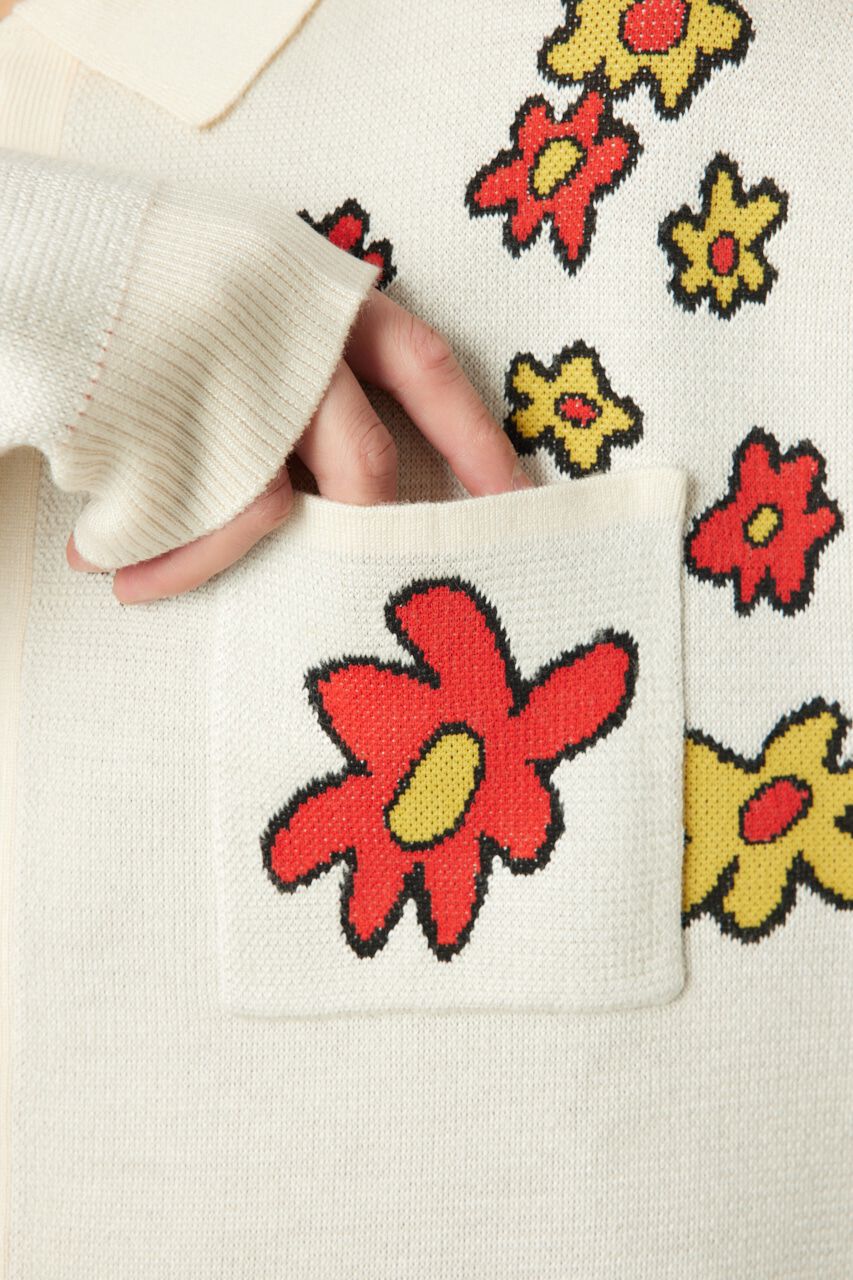 RODEO CROWNS「フリーパターンニットカーデ」|カーディガン|