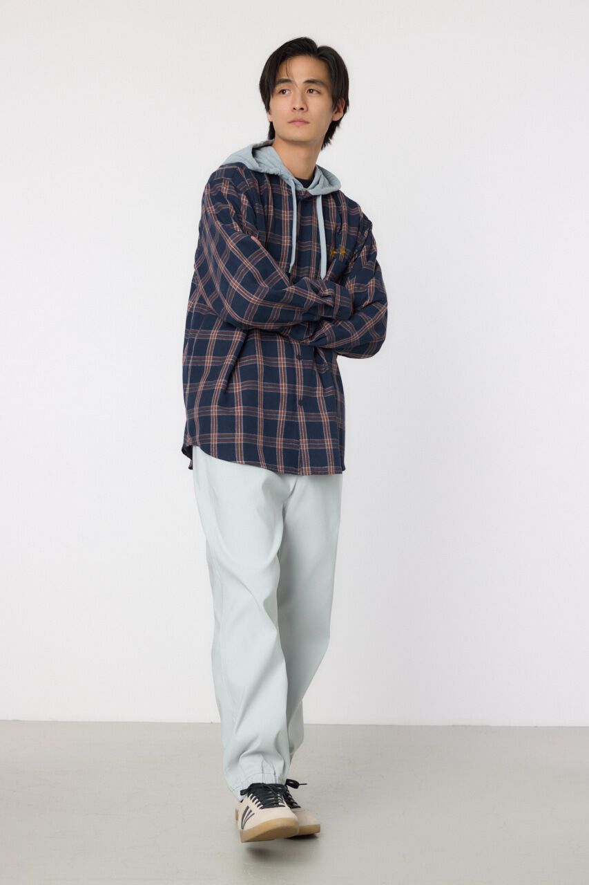 RODEO CROWNS「フーデッドチェックシャツ」|シャツ・ブラウス|