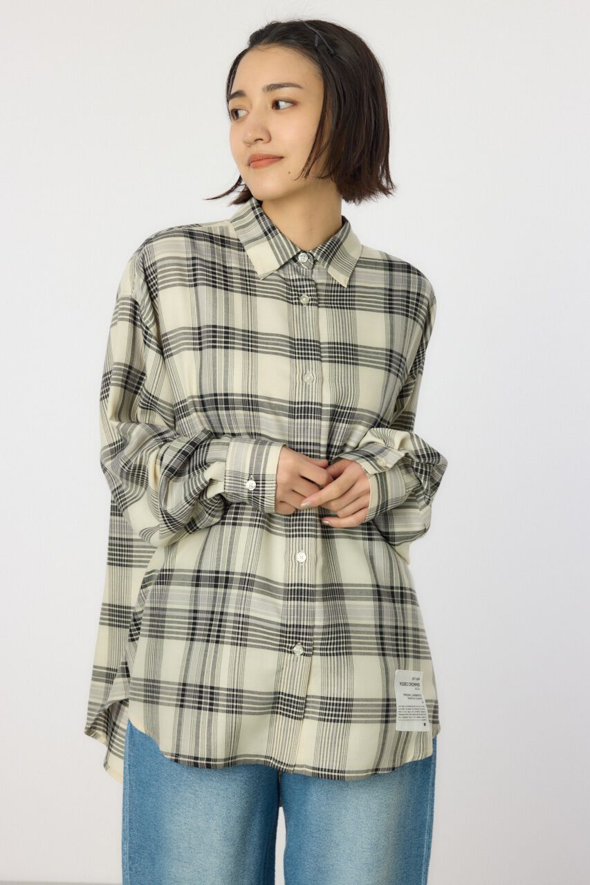 RODEO CROWNS「マルチパターンチェックシャツ」|シャツ・ブラウス|柄BLK5