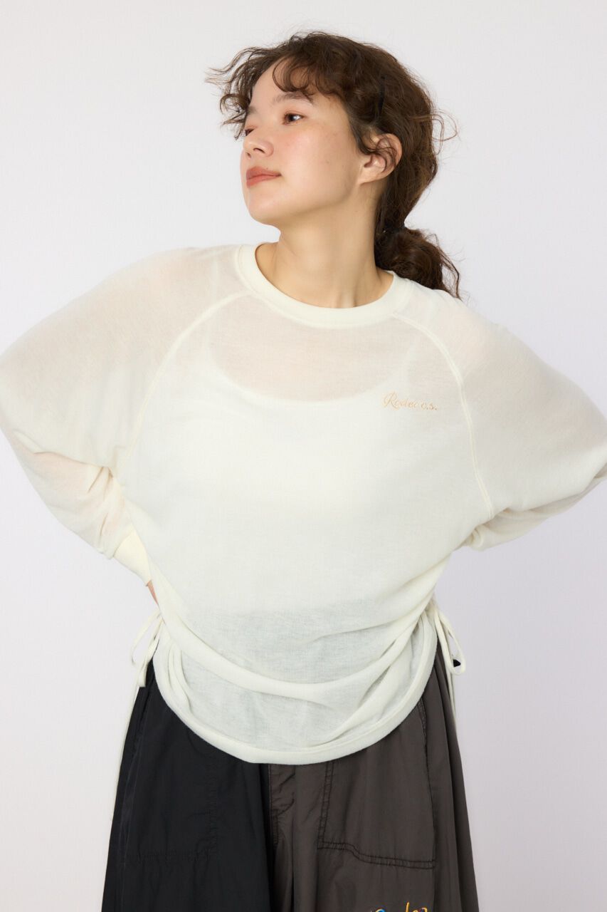 RODEO CROWNS「サイドシャーリングルーズトップス」|Tシャツ・カットソー|