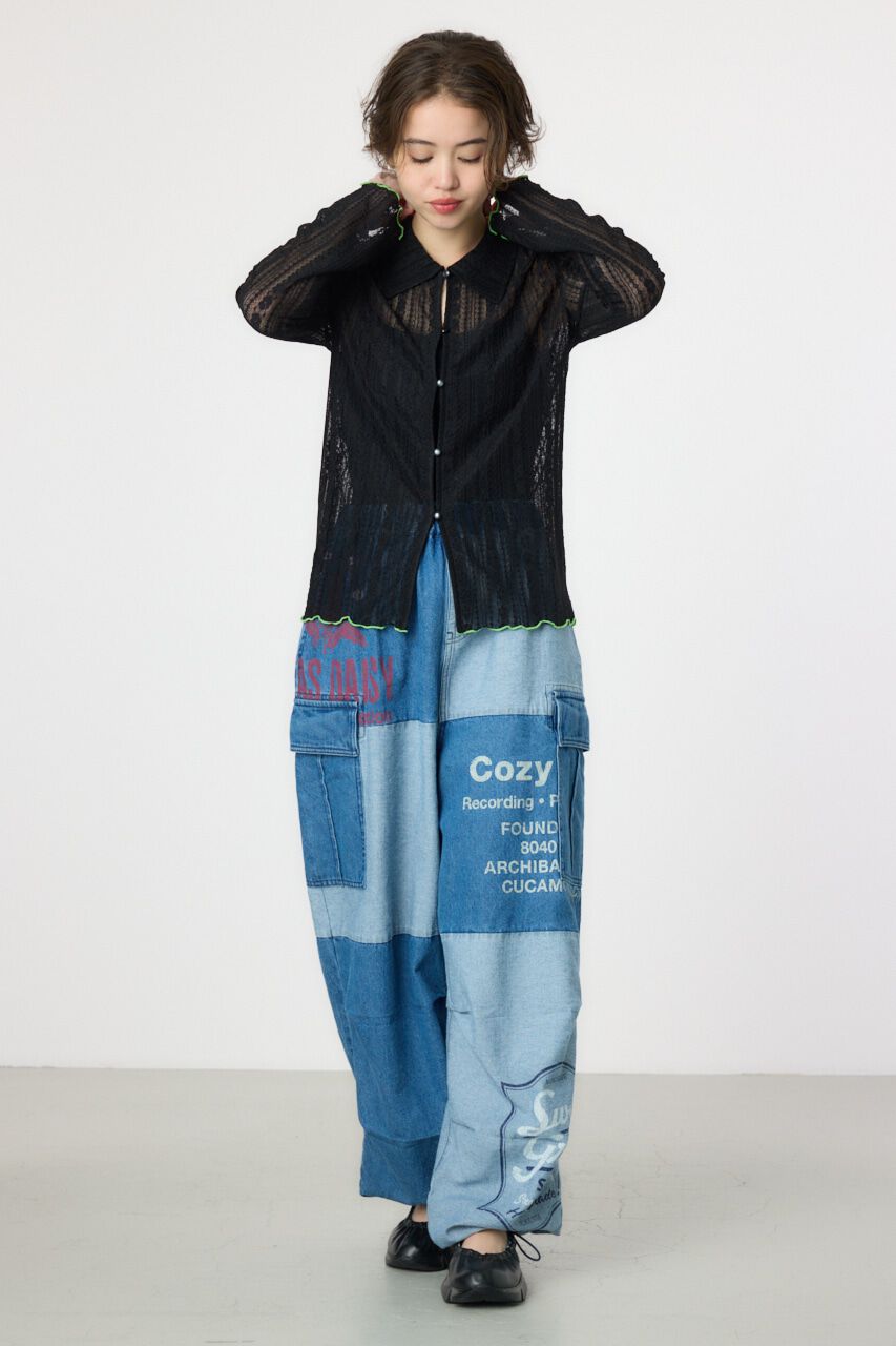 RODEO CROWNS「POINT COLOR シアーシャツ」|Tシャツ・カットソー|