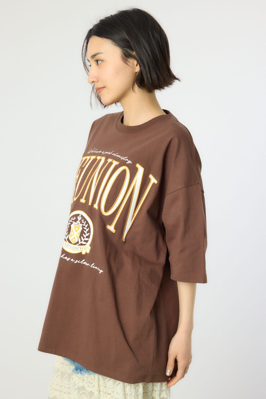 RODEO CROWNS「アップリケカレッジロゴTシャツ」|Tシャツ・カットソー|