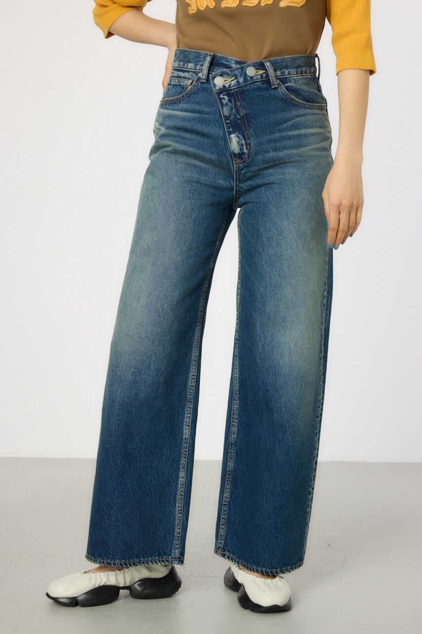 RODEO CROWNS「waist designフレアデニムパンツ」|デニム|